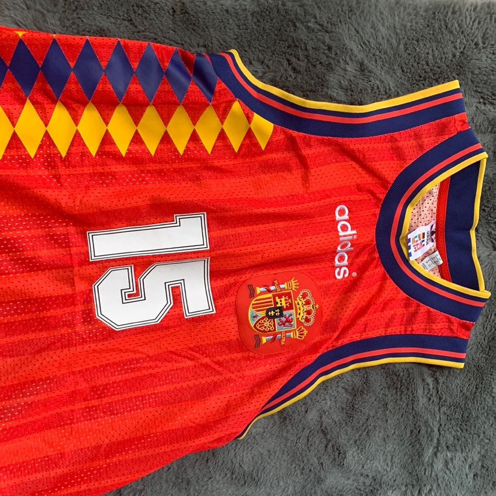 Red orange blue Addidas Dress